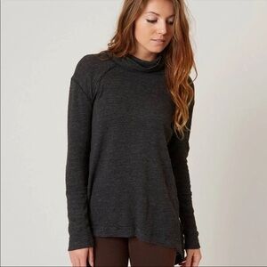 Free people Split Back Turtle Neck Thermal Top